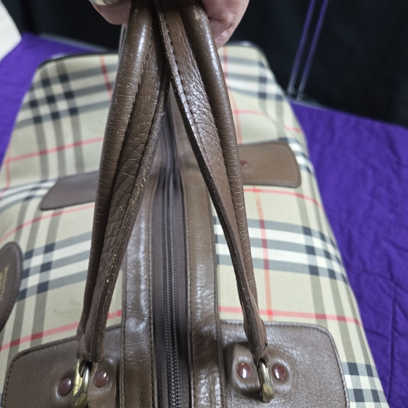 BURBERRYS DUFFLE TRAVEL BAG - Picture 8 of 13
